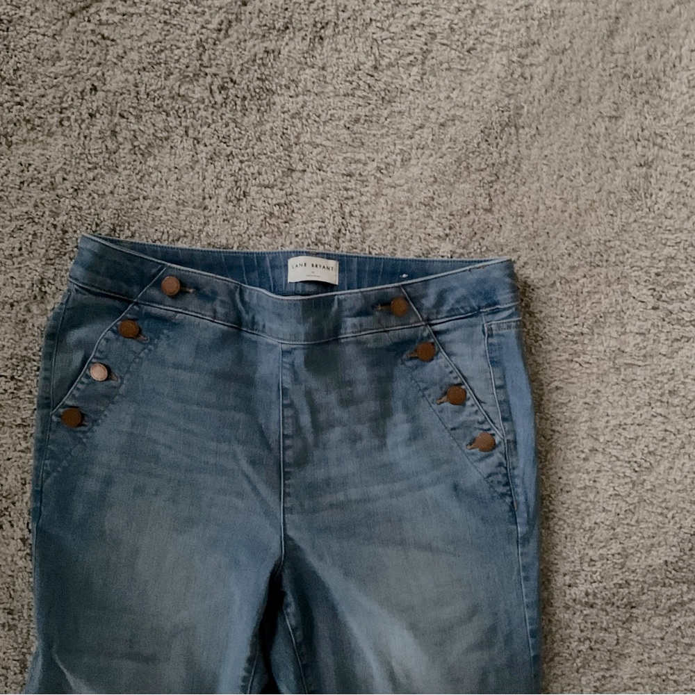 Lane Bryant Flare Jeans in Classic Blue
